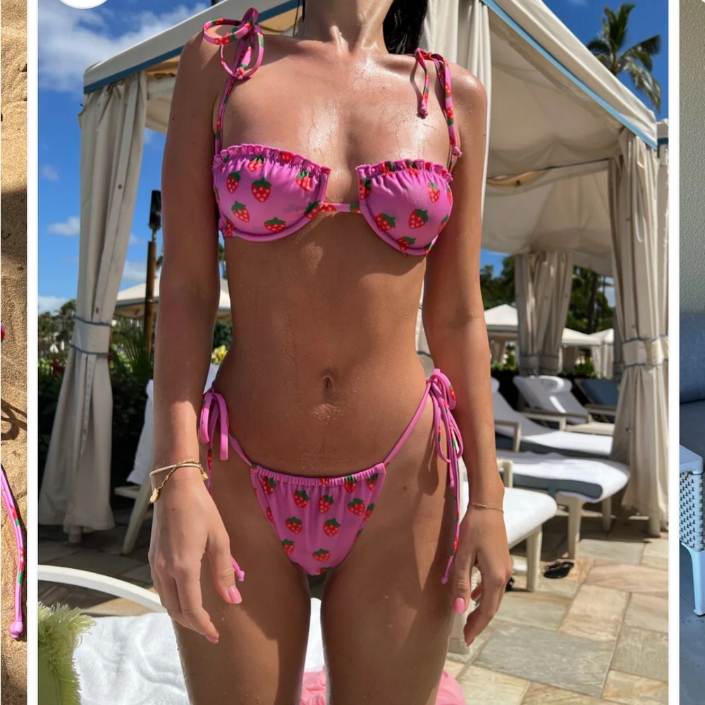 Strawberry Milk Mob Fragola top & bottom - Picture 2 of 8